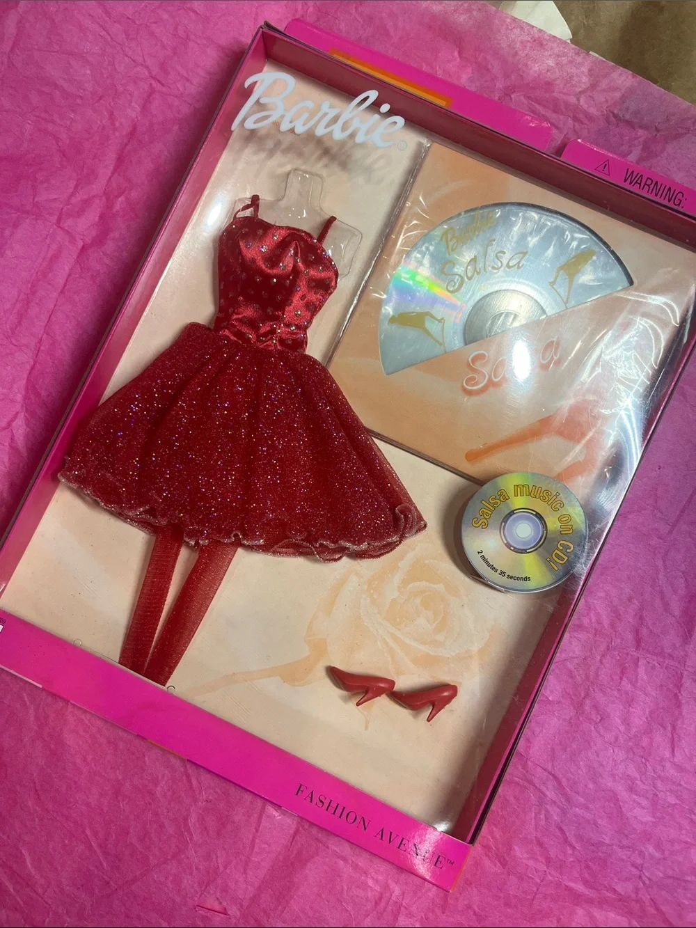 1996 Mattel Barbie Boutique Fashion Avenue Blue Coat Set NRFB